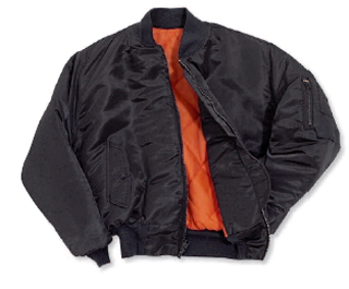 Nylon Satin Flite Jacket with Quilt Lining - Domestic
