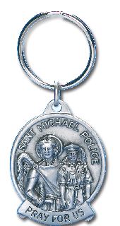 3" X 1.5" ST. Michael Keychain
